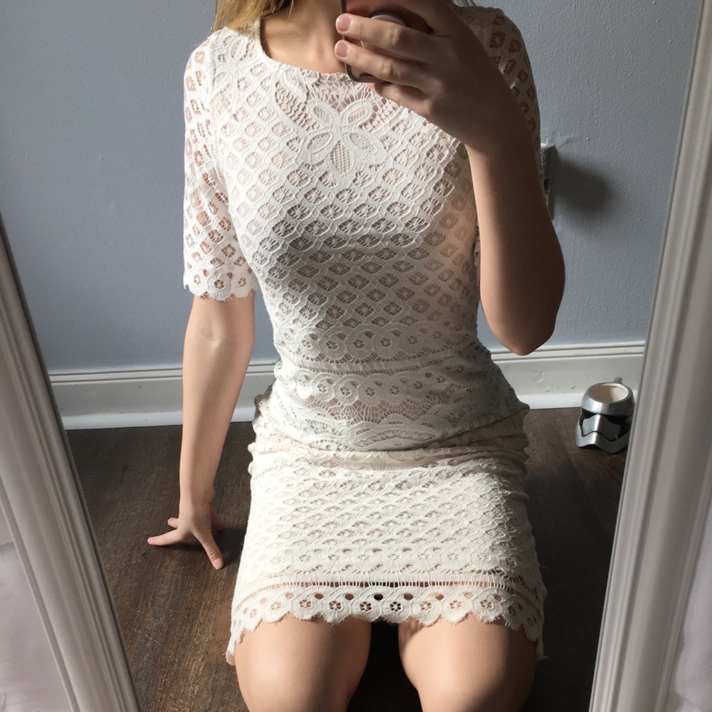 White Lace Dress